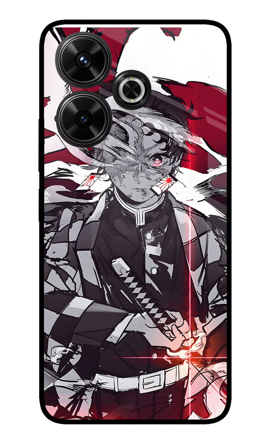 Demon Slayer Redmi 13 5G Back Cover, Glass case