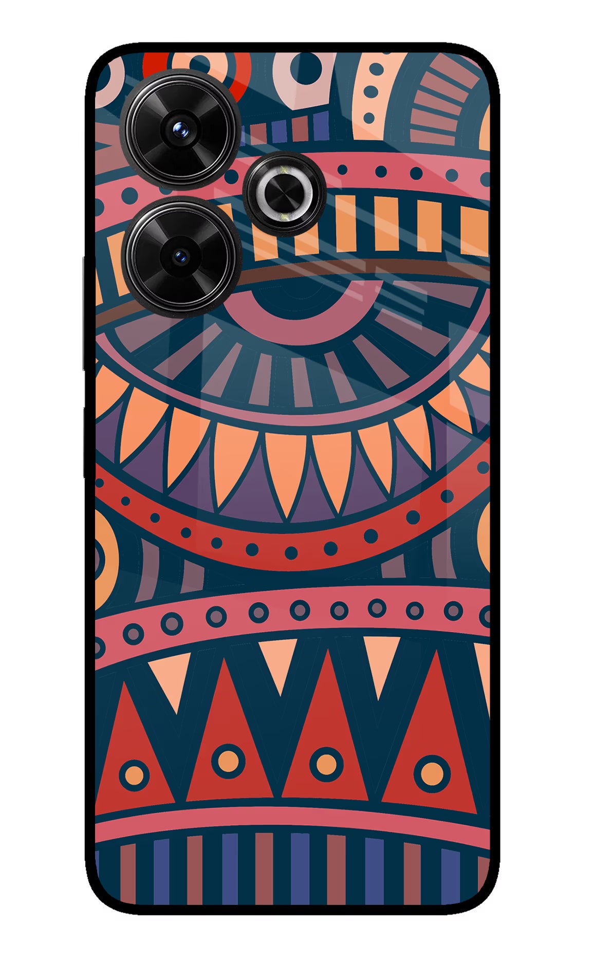 African Culture Design Redmi 13 5G Glass Case