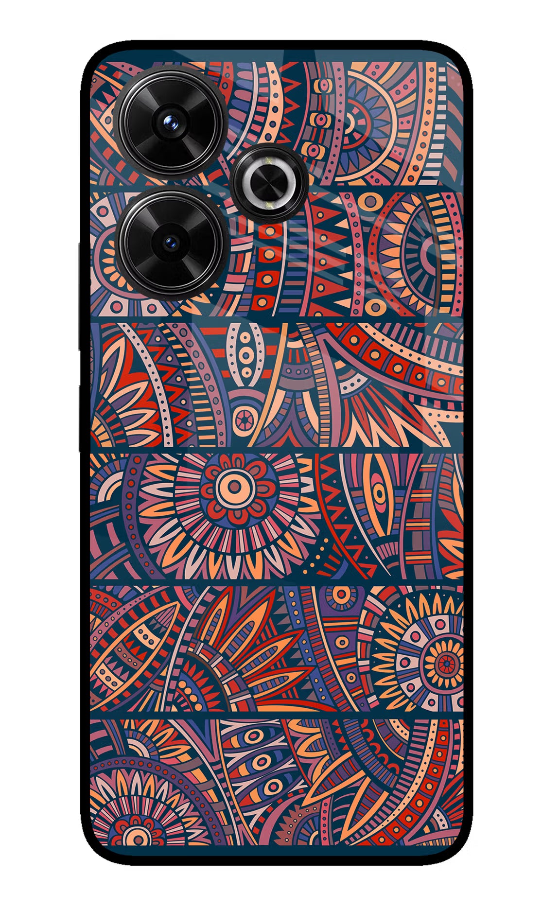 African Culture Design Redmi 13 5G Glass Case