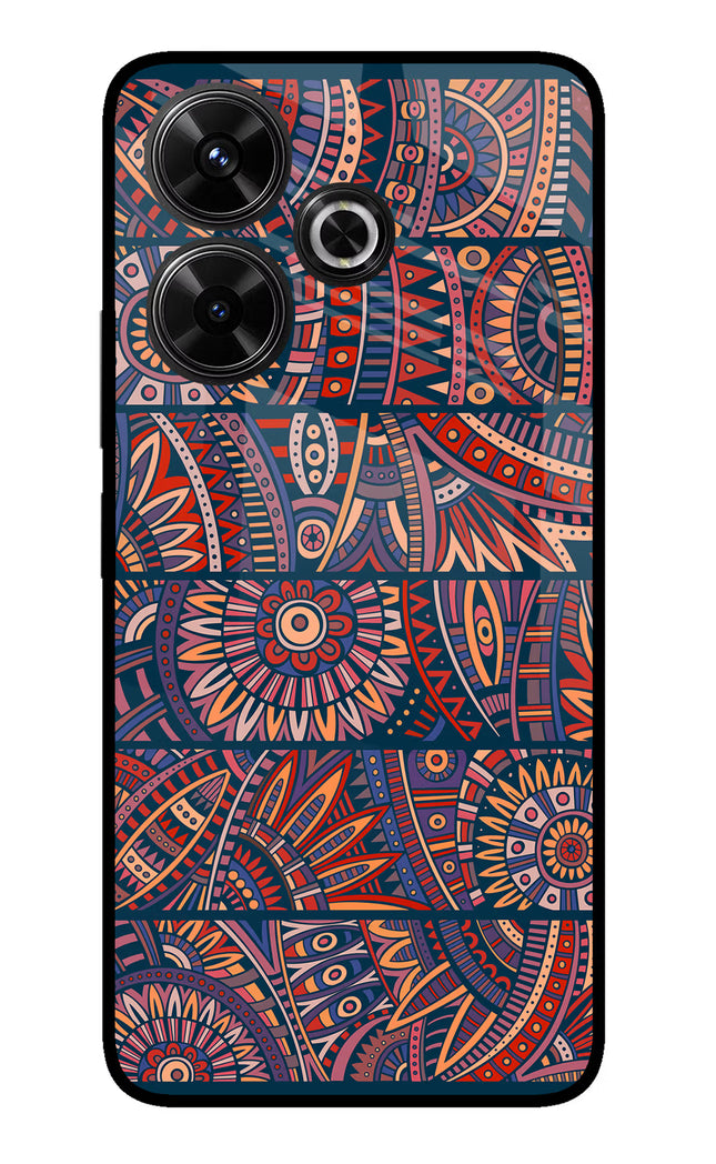 African Culture Design Redmi 13 5G Glass Case