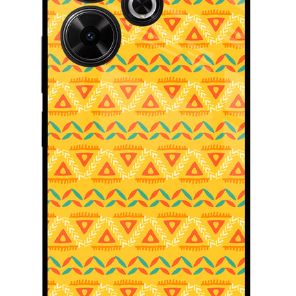 Tribal Pattern Redmi 13 5G Glass Case