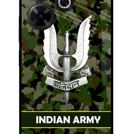 Balidan Indian Logo Redmi 13 5G Glass Case
