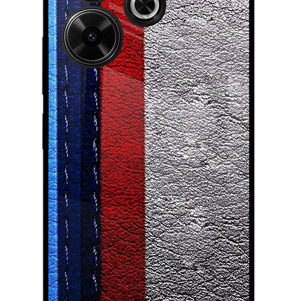 BMW Stripes Redmi 13 5G Glass Case