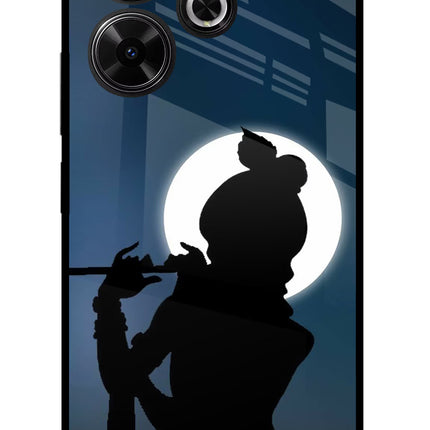 Shri Krishna Silhouette Redmi 13 5G Glass Case