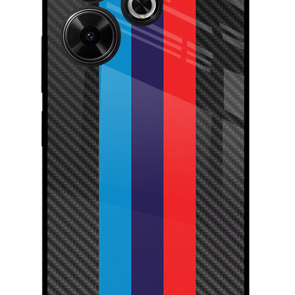 BMW Stripes Pattern Redmi 13 5G Glass Case