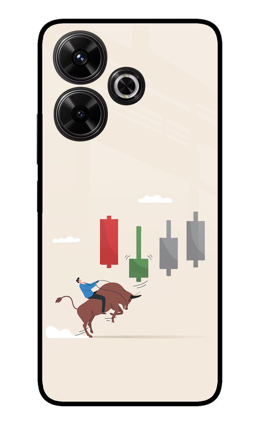 Bull Trading Momentum Redmi 13 5G Glass Case