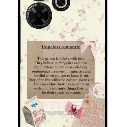 Hopeless Romantic Redmi 13 5G Glass Case