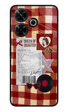 Queen of Disaster Redmi 13 5G Glass Case
