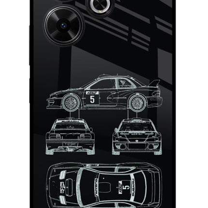 WRC'99 Redmi 13 5G Glass Case