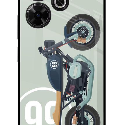 Classic Cafe Racer 99 Redmi 13 5G Glass Case
