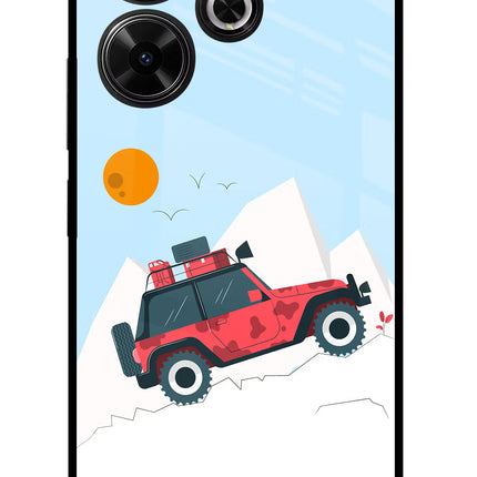 Mountain Trail Beast Redmi 13 5G Glass Case