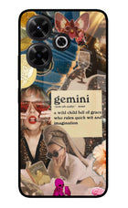 Gemini Zodiac Redmi 13 5G Glass Case