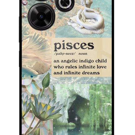 Pisces Zodiac Redmi 13 5G Glass Case