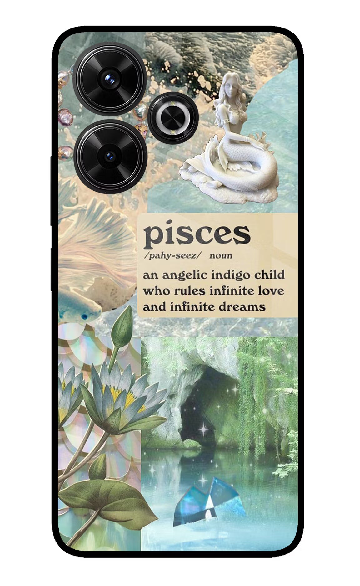 Pisces Zodiac Redmi 13 5G Glass Case