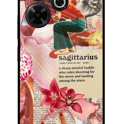 Sagittarius Zodiac Redmi 13 5G Glass Case