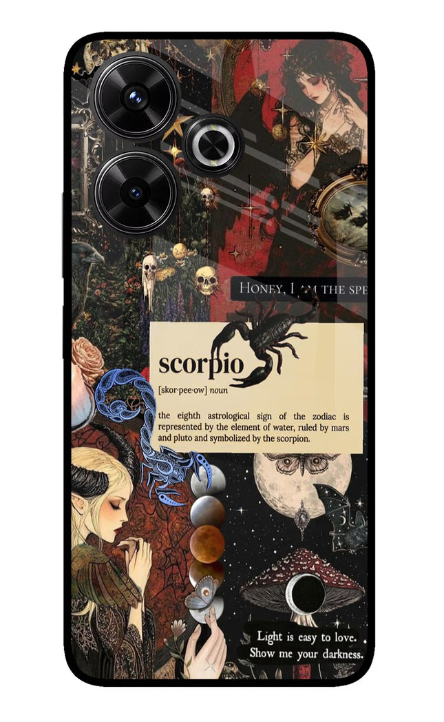 Scorpio Zodiac Redmi 13 5G Glass Case