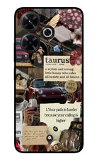 Taurus Zodiac Redmi 13 5G Glass Case