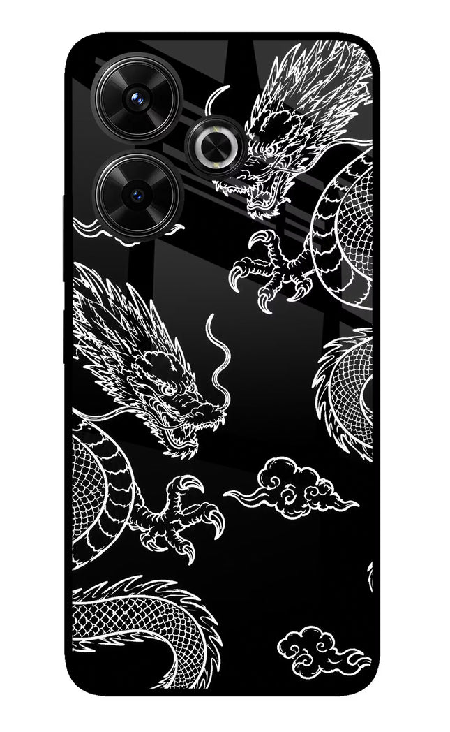 Twin Dragons Redmi 13 5G Glass Case