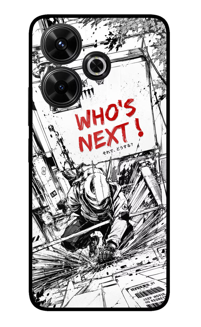 Who's Next Redmi 13 5G Glass Case