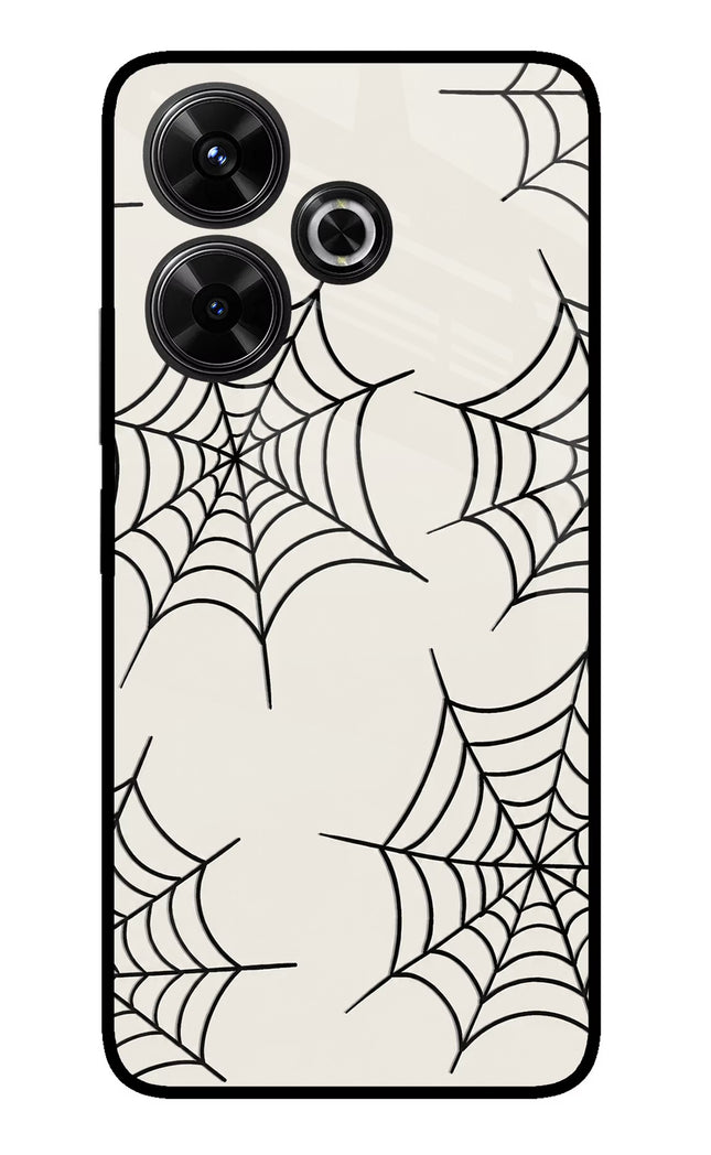 Spider Web Redmi 13 5G Glass Case