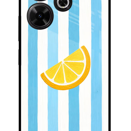 Summer Lemon Redmi 13 5G Glass Case