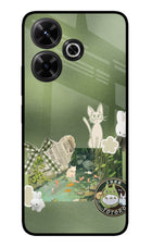 Aesthetic anime Redmi 13 5G Glass Case
