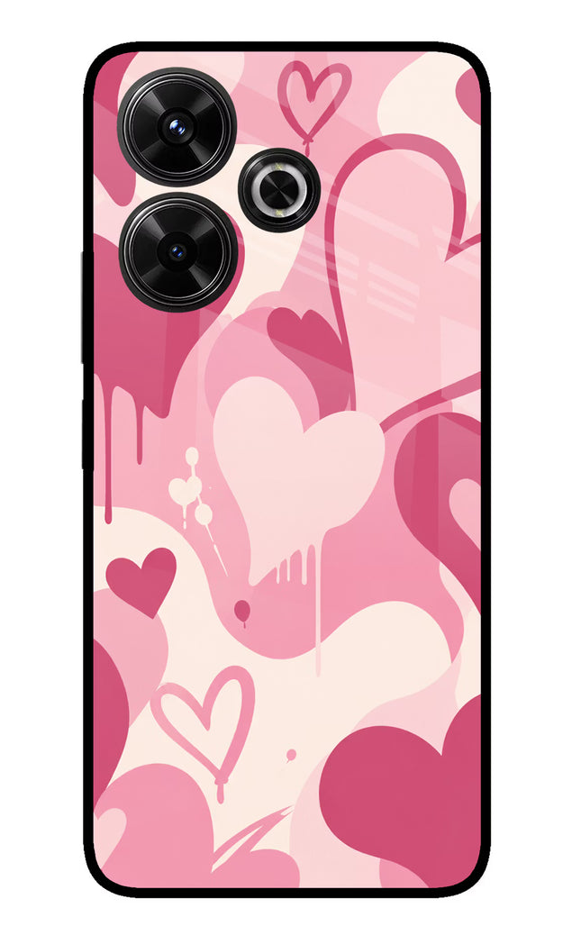 Hearty case Redmi 13 5G Glass Case