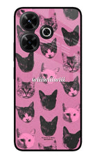 Pink Cats Redmi 13 5G Glass Case
