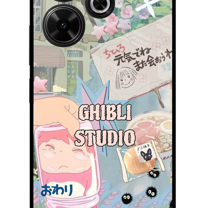 Studio Ghibli Redmi 13 5G Glass Case