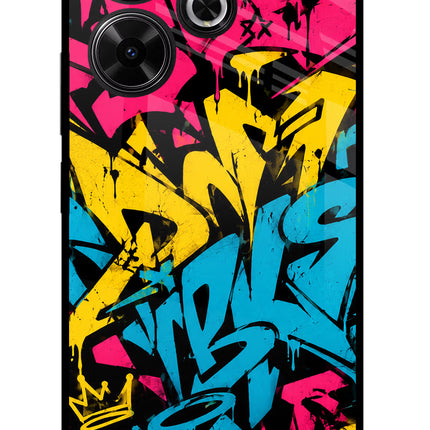 Graffiti Vibe Redmi 13 5G Glass Case