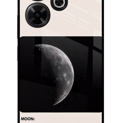 Moon Phase Redmi 13 5G Glass Case