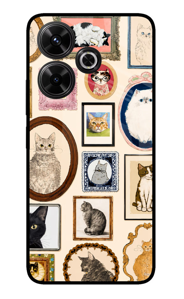 Mirror Cats Redmi 13 5G Glass Case