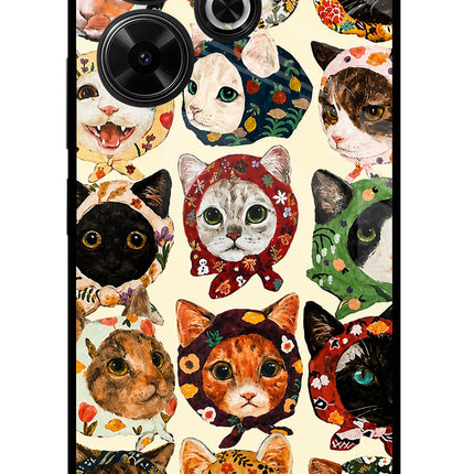 Cool Cat Redmi 13 5G Glass Case