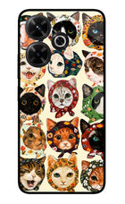 Cool Cat Redmi 13 5G Glass Case