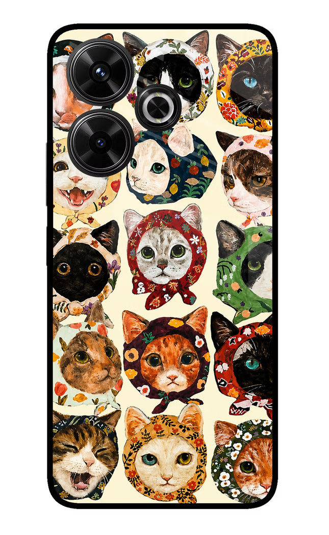 Cool Cat Redmi 13 5G Glass Case