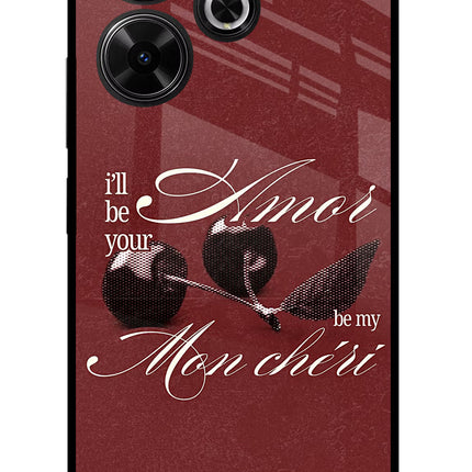 Velvet Cherry Redmi 13 5G Glass Case
