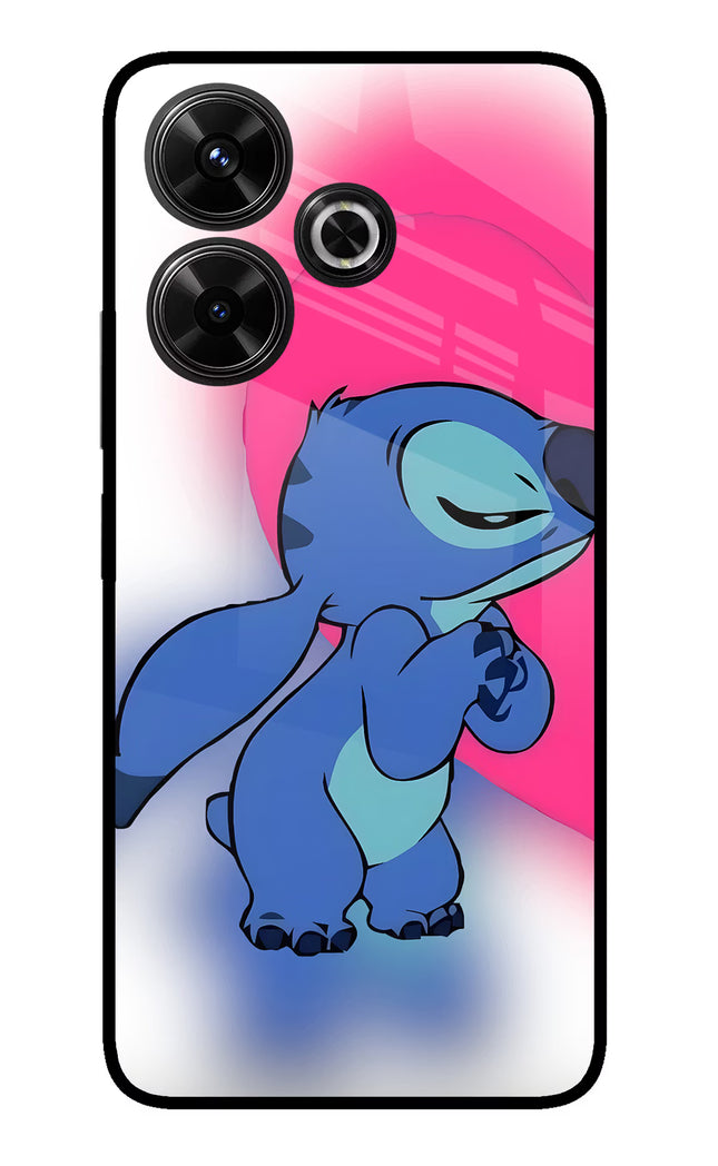 Stitch Hug Redmi 13 5G Glass Case
