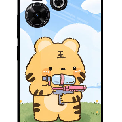 Tiger Treat Redmi 13 5G Glass Case