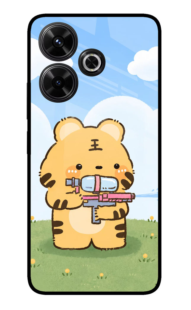 Tiger Treat Redmi 13 5G Glass Case