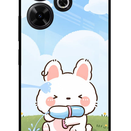 Bunny Treat Redmi 13 5G Glass Case