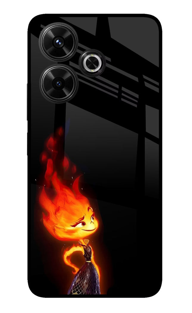 Ember Flame Redmi 13 5G Glass Case
