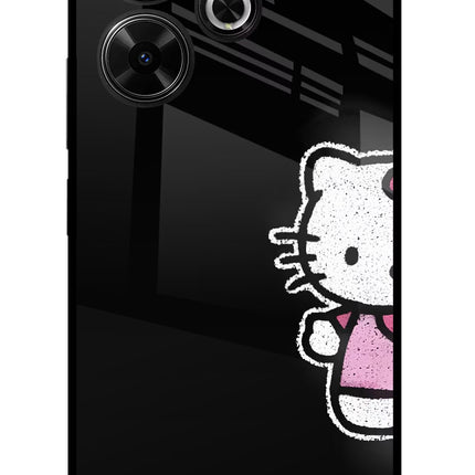 Kitty Charm Redmi 13 5G Glass Case