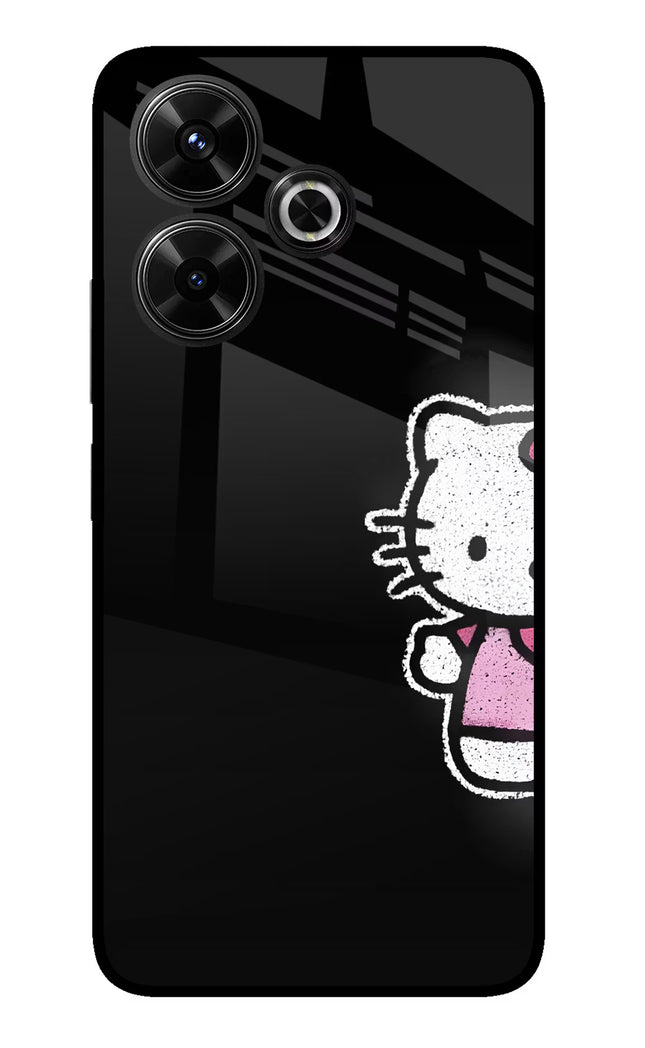 Kitty Charm Redmi 13 5G Glass Case