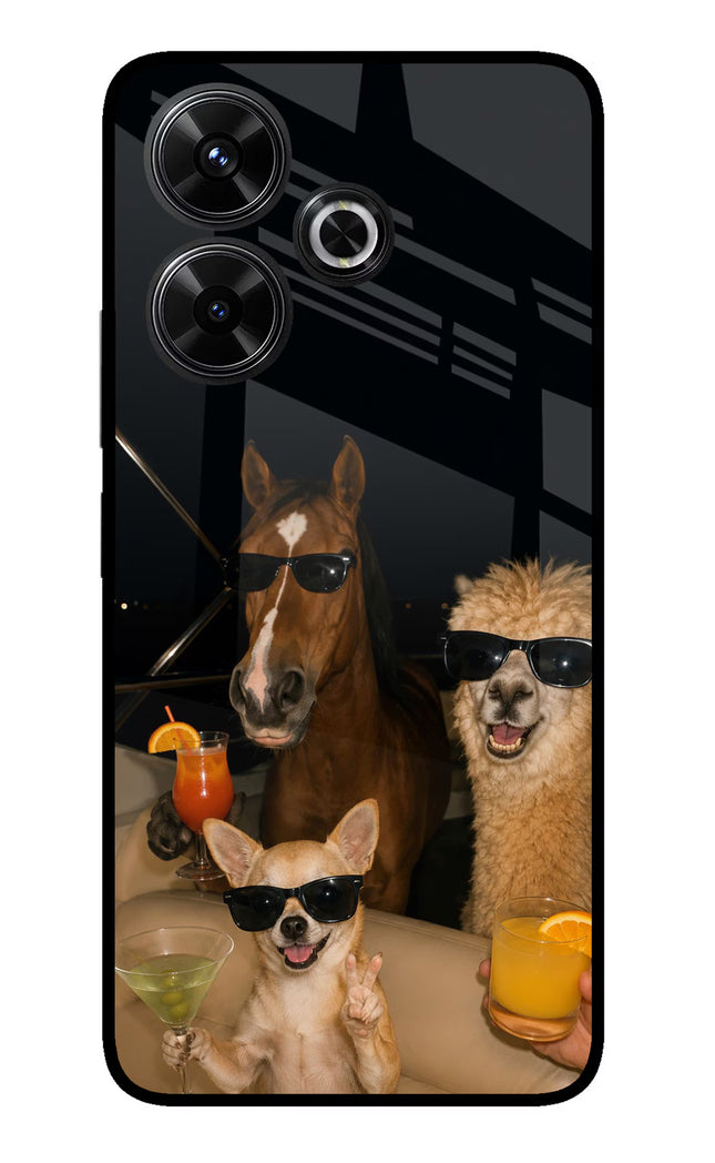 Party Squad Redmi 13 5G Glass Case
