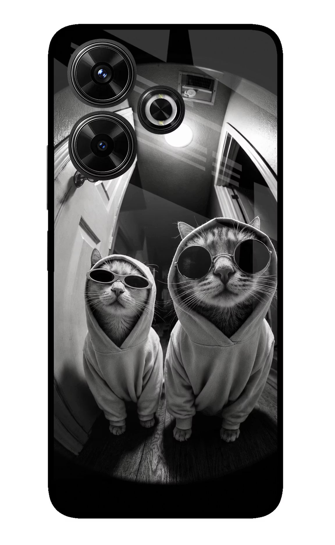 Hood Cats Redmi 13 5G Glass Case