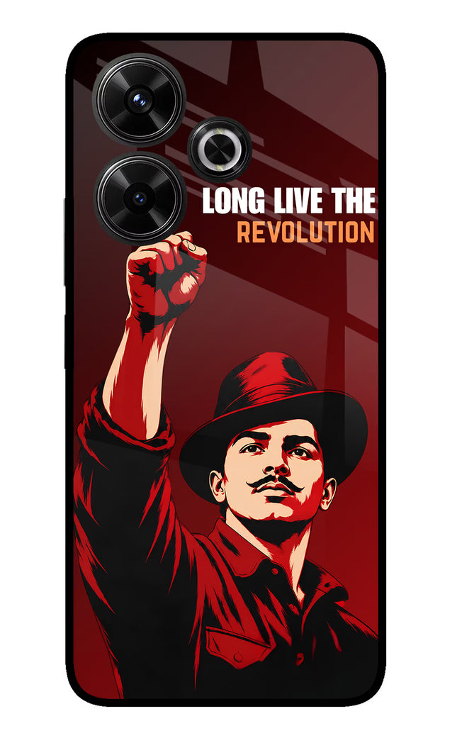 Bhagat Singh Revolution Redmi 13 5G Glass Case