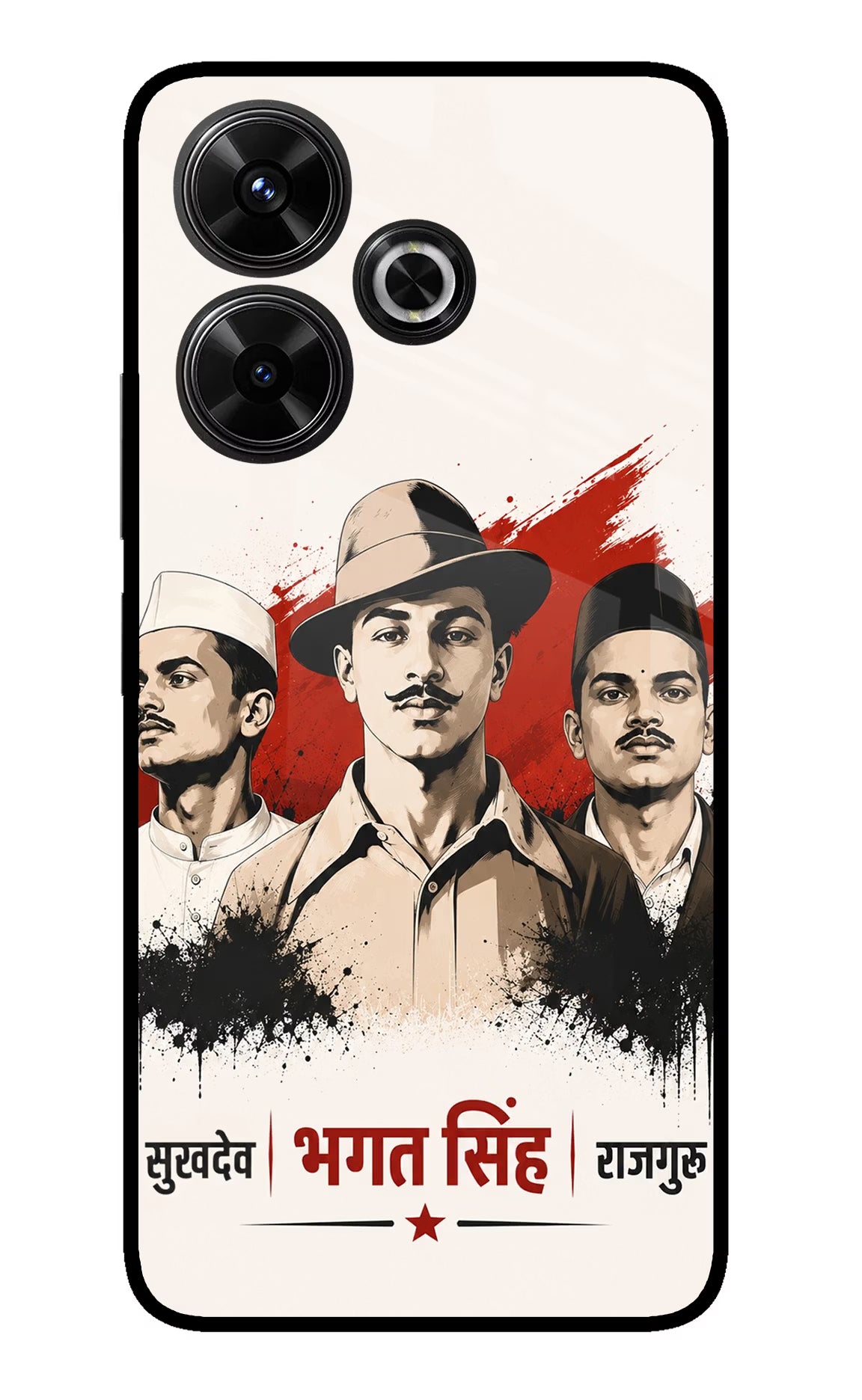 Sardar Patel Iron Will Redmi 13 5G Glass Case