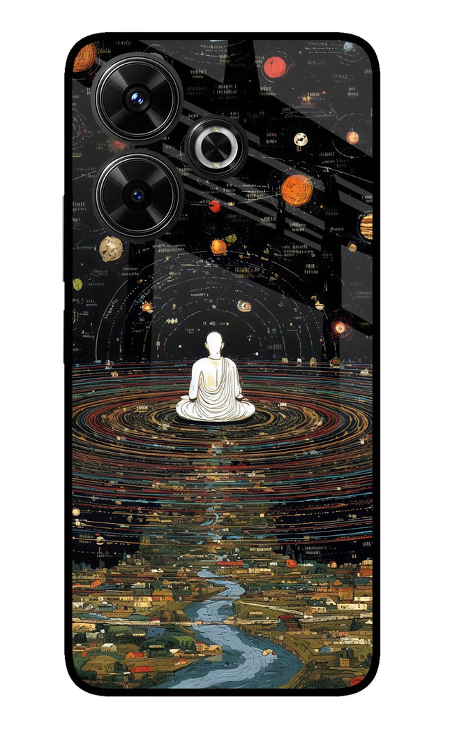 Space Monk Redmi 13 5G Glass Case