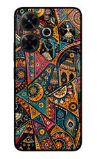 Folk Print Redmi 13 5G Glass Case