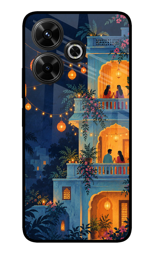 Balcony Glow Redmi 13 5G Glass Case